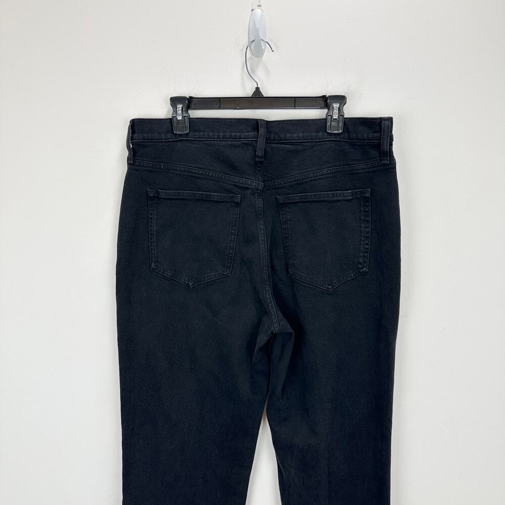 J.Crew Classic Straight Jean Washed Black Stretch High Rise Organic US 31 NWT - Picture 7 of 9